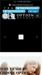 Mobile Screenshot of optionbanque.com